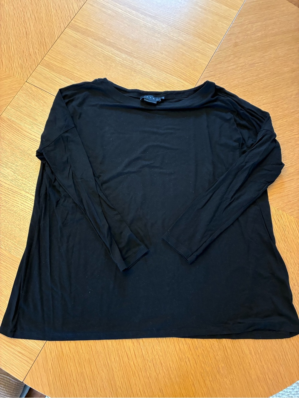 Hatch Black Long Sleeve Tee (Maternity)